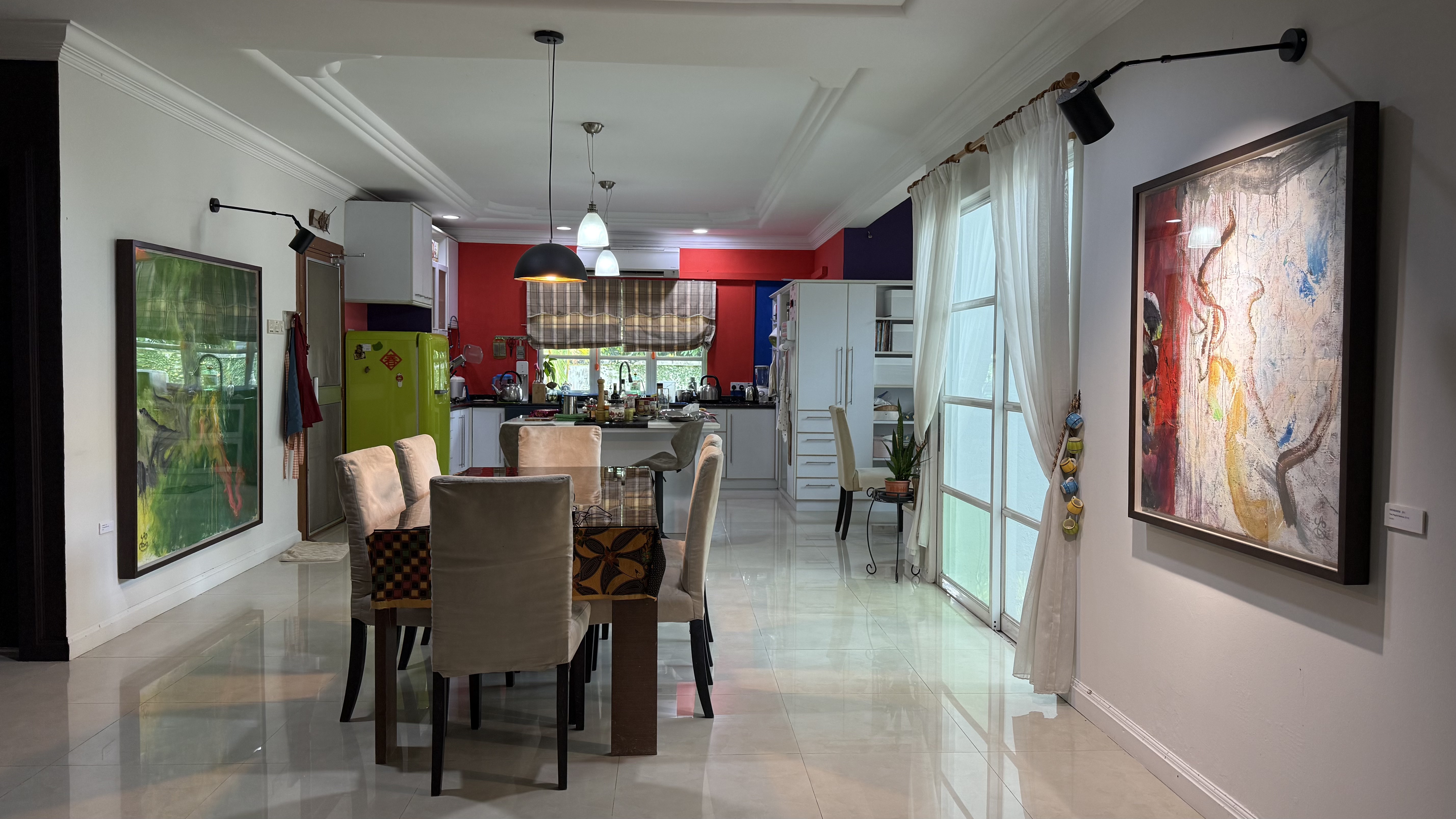 Interior of Brewtiful Coffee Club at the gallery