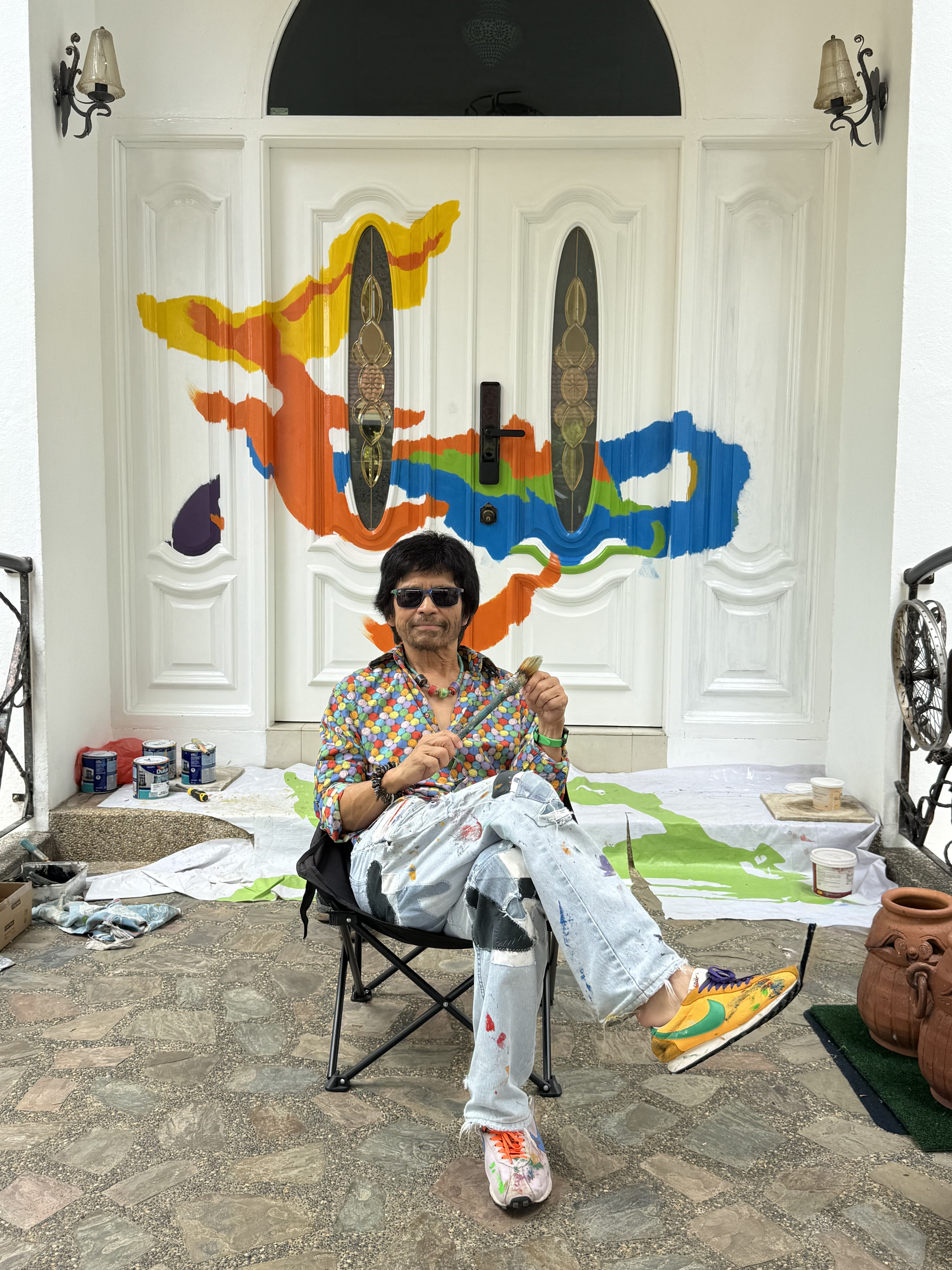 Portrait of the artist Hock Aun Teh