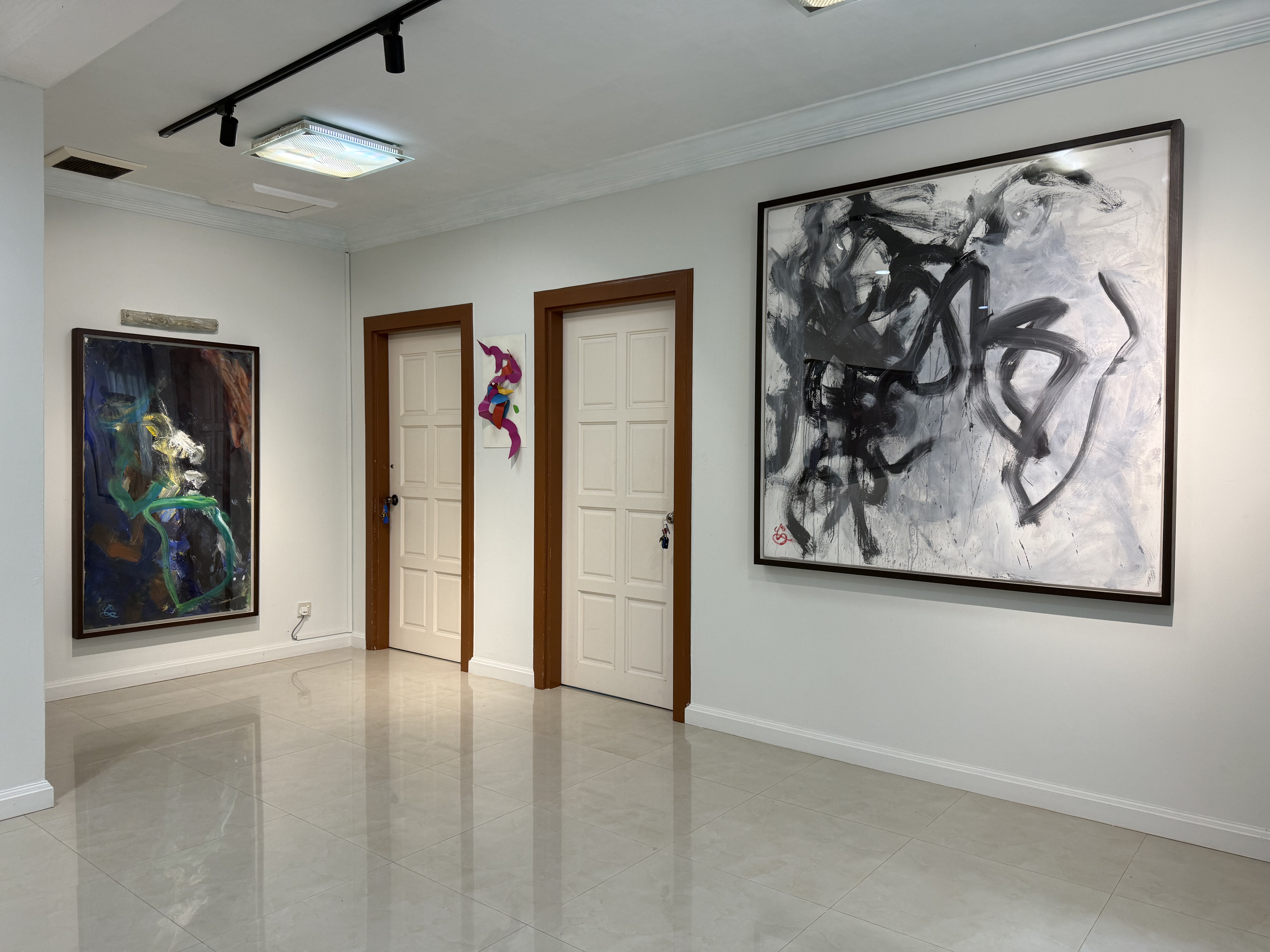 Inside the gallery